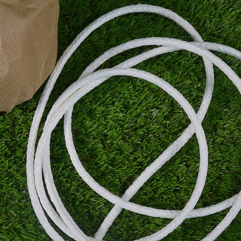 Recycled green elastic ribbon