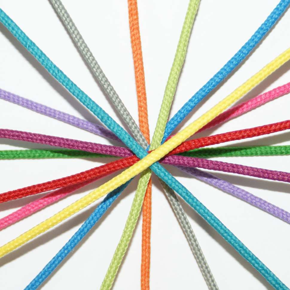 Fancy textile thin cords