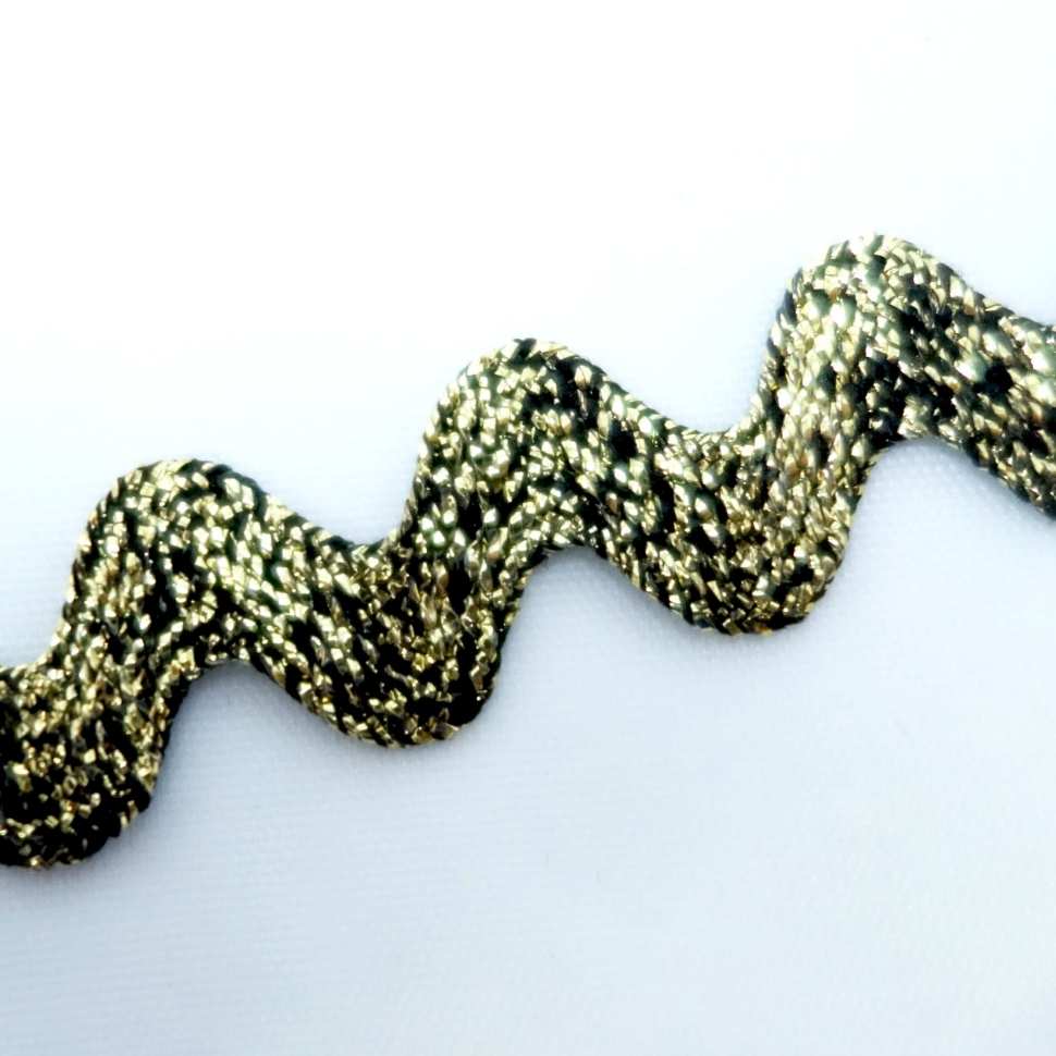 Ric Rac,Rick Rack with golden lurex